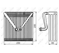 Fits NRF 36141 EVAPORATOR, AIR CONDITIONING ⭐UK Stock⭐