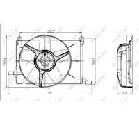 Fits NRF 47009 FAN COMPLETE