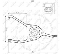 Fits NRF 47448 FAN, HEATSINK