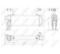✅Fits NRF 48218 COOLER, EXHAUST GAS RECIRCULATION ⭐UK Seller⭐