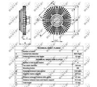Fits NRF 49521 CLUTCH, FAN HEATSINK ⭐UK Stock⭐