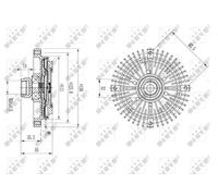 Fits NRF 49567 CLUTCH, FAN HEATSINK DE Stock