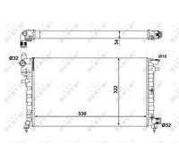 NRF 509502A Engine radiator