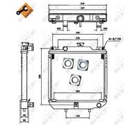 Fits NRF 52110 HEATSINK, ENGINE COOLING UK Stock