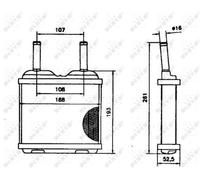 Fits NRF 52113 HEAT EXCHANGER, INTERIOR HEATING ⭐UK Stock⭐