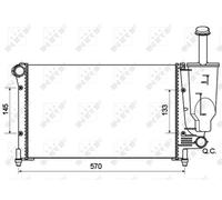 Fits NRF 53128A HEATSINK, ENGINE COOLING UK Stock