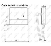 Fits NRF 53206 HEAT EXCHANGER, INTERIOR HEATING UK Stock