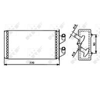 Fits NRF 53213 HEATER FIAT CINQUECENTO 91- ⭐UK Stock⭐