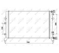 Fits NRF 53884 HEATSINK, ENGINE COOLING