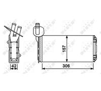 ✅Fits NRF 53889 HEAT EXCHANGER, INTERIOR HEATING ⭐UK Seller⭐