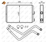 Fits NRF 54211 HEAT EXCHANGER, INTERIOR HEATING DE Stock