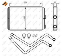✅Fits NRF 54211 HEAT EXCHANGER, INTERIOR HEATING ⭐UK Seller⭐