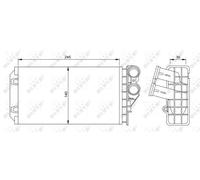 ✅Fits NRF 54251 HEAT EXCHANGER, INTERIOR HEATING ⭐UK Seller⭐