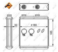 ✅Fits NRF 54298 HEAT EXCHANGER, INTERIOR HEATING ⭐UK Seller⭐