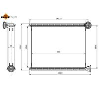 Fits NRF 54378 Heat Exchanger, interior heating UK Stock