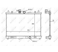 Fits NRF 58236 HEATSINK, ENGINE COOLING UK Stock
