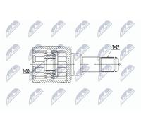 Fits NTY NPW-BM-066 Inner joint