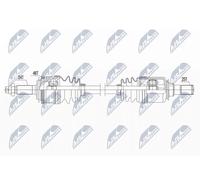 Driveshaft Front Axle Left NPW-HY-585 NTY for HYUNDAI i10 I