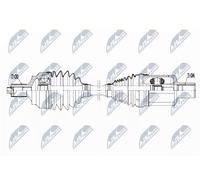 Driveshaft Front Axle Left Automatic Transmission NPW-ME-102 NTY