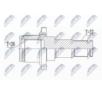 New Drive Shaft 02G409345