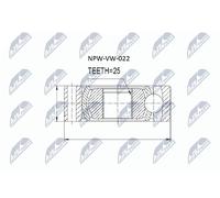 NTY NPW-WW-022 Drive shaft coupler