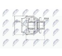 NTY NPW-VW-014 Joint kit, drive shaft