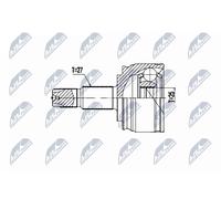 NTY NPZ-AR-017 CV joint kit