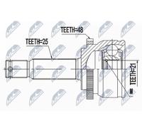 Joint Set, Drive Shaft/Outer Compatible With Hyundai I20 1.2 08- OE Zu Vergl.: 8