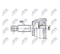 NTY NPZ-KA-369 CV joint kit