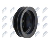 NTY Crankshaft Pulley RKP-MS-003 - Double Groove - Fits Mitsubishi 4D56 2.5TD Pajero/L200