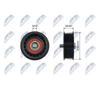NTY RNK-AU-061 Tensioner pulley