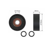 V-belt tensioner pulley RNK-BM-013 NTY for BMW 3 Compact 3 3 Touring 3 Coupe