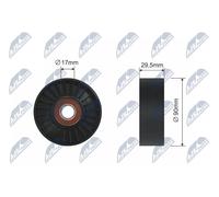 Fits NTY RNK-CH-023 PULLEY IDLER V-BELT