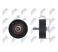 NTY RNK-FT-007 Deflection / Guide Pulley, v-ribbed belt