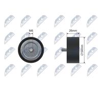 PULLEY IDLER V-BELT FOR MERCEDES SPRINTER 3 5-T B906