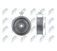 NTY RNK-ME-052 Tensioner pulley
