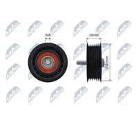 Fits NTY RNK-ME-058 V-RIBBED BELT PULLEY IDLER