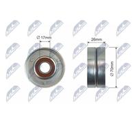 Fits NTY RNK-NS-015 PULLEY IDLER V-BELT ⭐UK Stock⭐