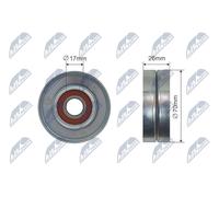 Fits NTY RNK-PL-031 PULLEY IDLER V-BELT