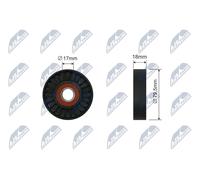 ✅Fits NTY RNK-RE-027 V-RIBBED BELT PULLEY IDLER ⭐UK Seller⭐