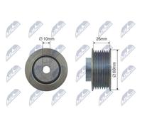 Fits NTY RNK-SU-010 PULLEY IDLER V-BELT