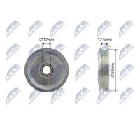Fits NTY RNK-TY-034 PULLEY IDLER V-BELT