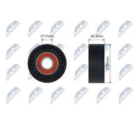 NTY RNK-VV-011 Tensioner pulley