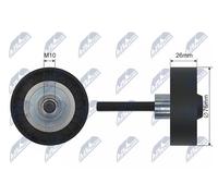 Fits NTY RNK-VW-002 PULLEY IDLER V-BELT ⭐UK Stock⭐