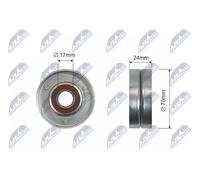 NTY RNK-VW-012 Tensioner pulley