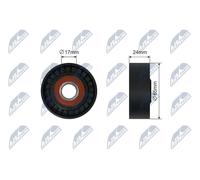 NTY RNK-WW-036 Tensioner pulley