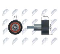 Fits NTY RNK-VW-040 PULLEY IDLER V-BELT