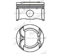 Fits NURAL 87-444800-10 Piston 87-444800-10 Piston 77 (STD) fits: CITROEN BERLI