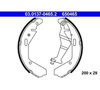 ATE 03.0137-0465.2 Brake Shoe Set