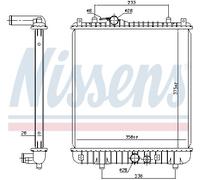 NISSENS 630787 Engine radiator